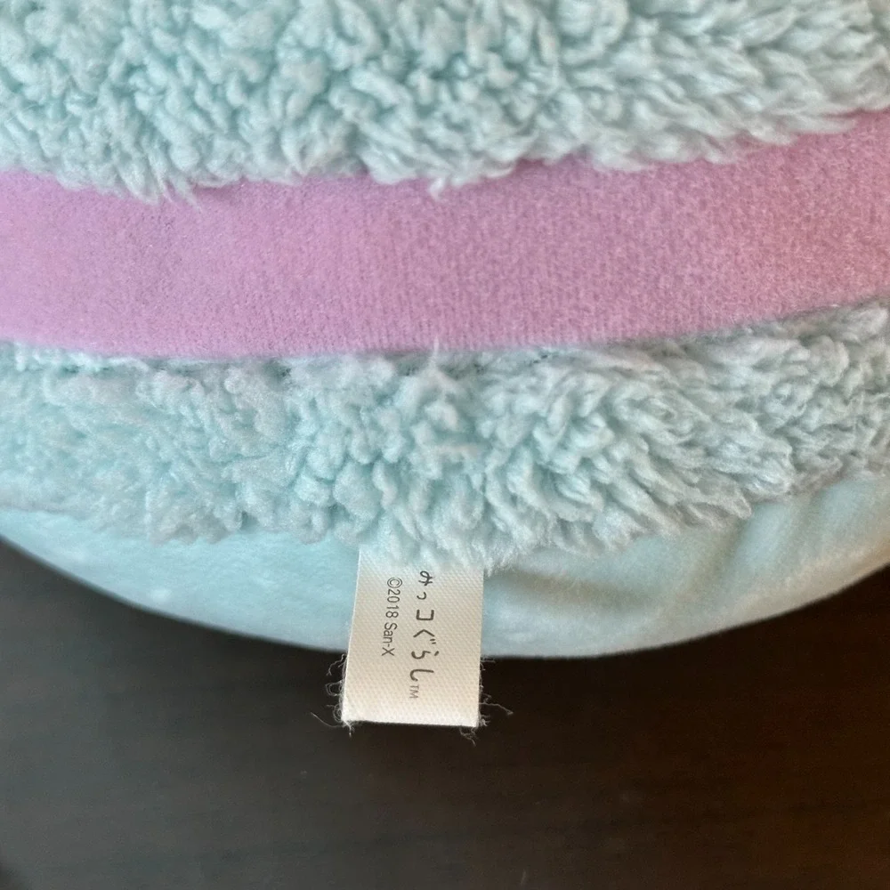 San-X Sumikkogurashi Macaron 9'' x‎ 5'' Plush Soft Toy Food Play Lovey Squish